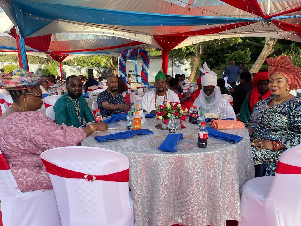 Representing the Nigerian community at a Congo cultural event in Kenya